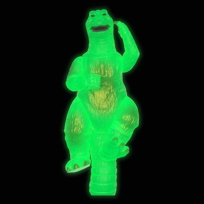 Super7 Toho Godzilla '65 Victory Celebration (Glow in The Dark) Reaction Figure - 3.75" Toho Godzilla Action Figure Classic Monster Movie Collectibles and Retro Toys