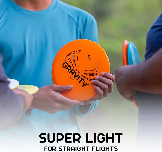 Latitude 64 Gravity Disc Golf Starter Set | 3 Piece Disc Golf Set | Pure, Fuse, Explorer | Lightweight, Floating Plastic for Longer Flights | Perfect for Beginners | 120-130g (Colors May Vary)