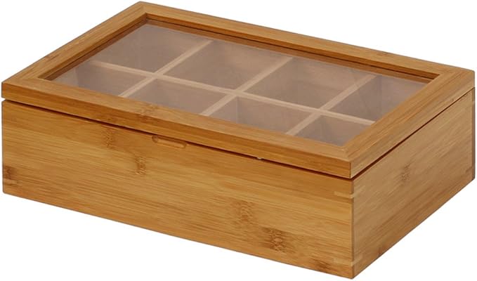 Oceanstar Bamboo Tea Box