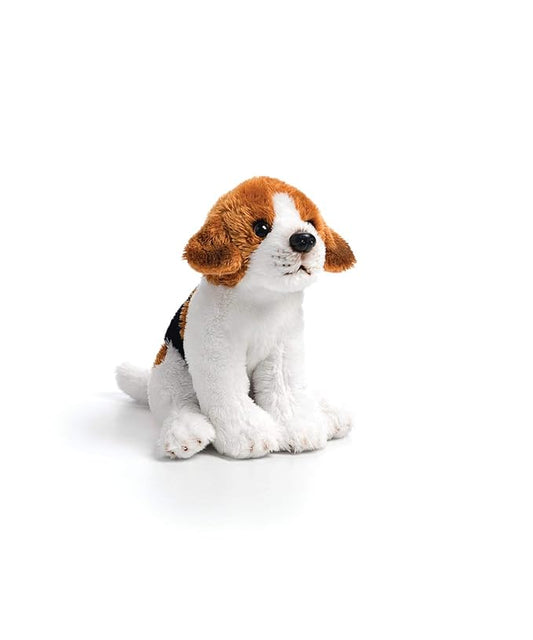 DEMDACO Sitting Obedient Beagle Children's Plush Beanbag Stuffed Animal Toy , 5.5 inch