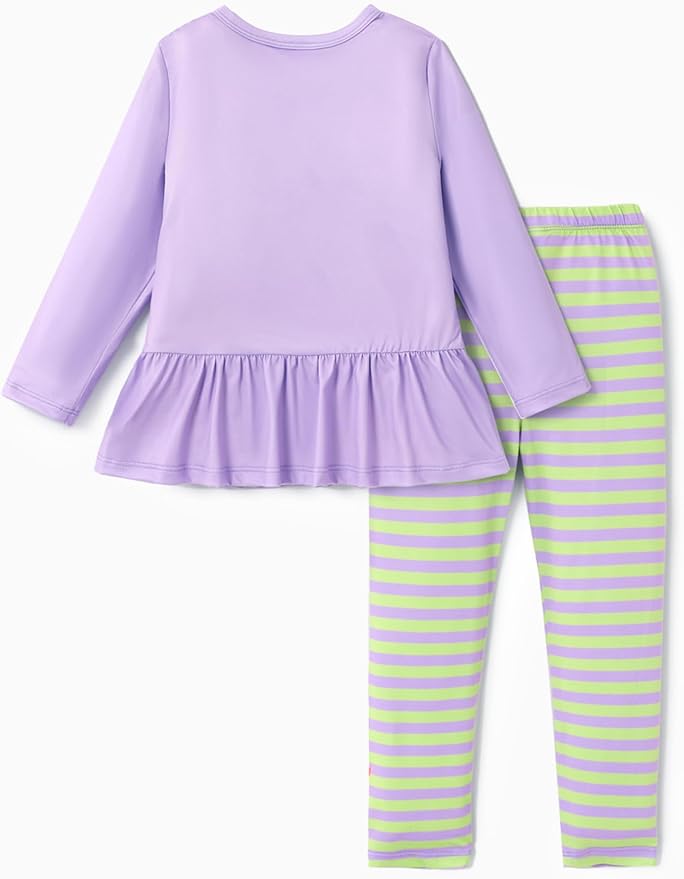 Disney Minnie Mouse Frozen Princess Marvel Toddler Girls Clothes Long Sleeve Sweatshirt + Leggings 2pcs Outfits Set 2-6Y