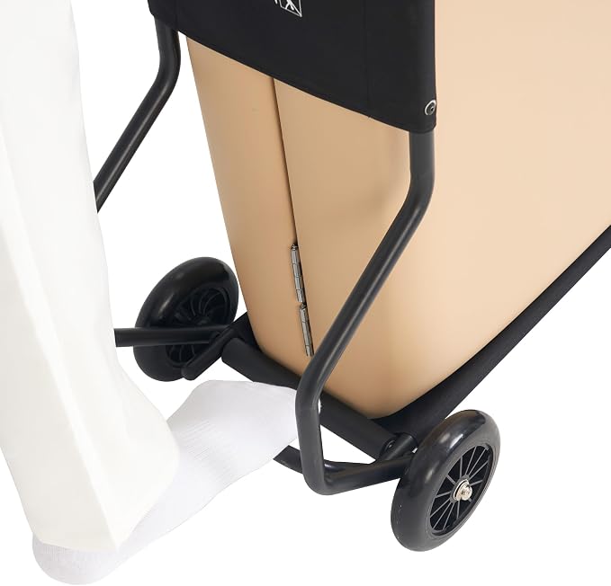 Master Massage Universal Foldable Massage Table Cart for Portable Massage Beds- Lightweight Massage Table Folding Travel Skate with Large Rubber Wheels Fits Most Brands & Sizes
