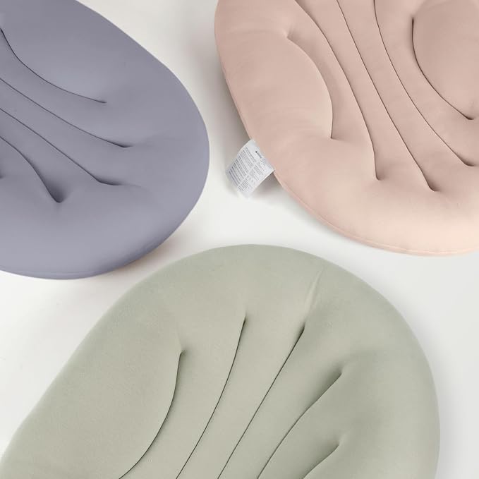 Baby Lounger for Newborn: Portable & Lightweight Pillow for Tummy Time Playtime & Diaper Changes - Skin-Friendly & Breathable for 0-12 Month Supervised Use