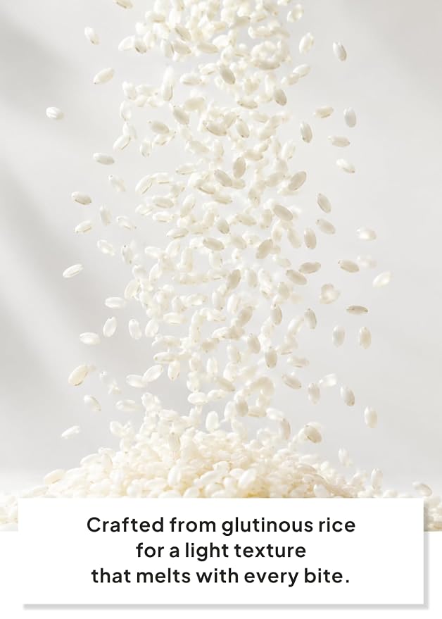 Korean Food Rice Puffs Yugwa, Crispy Sticky Rice Treats, Sweet Bites, 170g | Light and crispy traditional yugwa made from sticky rice, perfect as a sweet Korean dessert snack