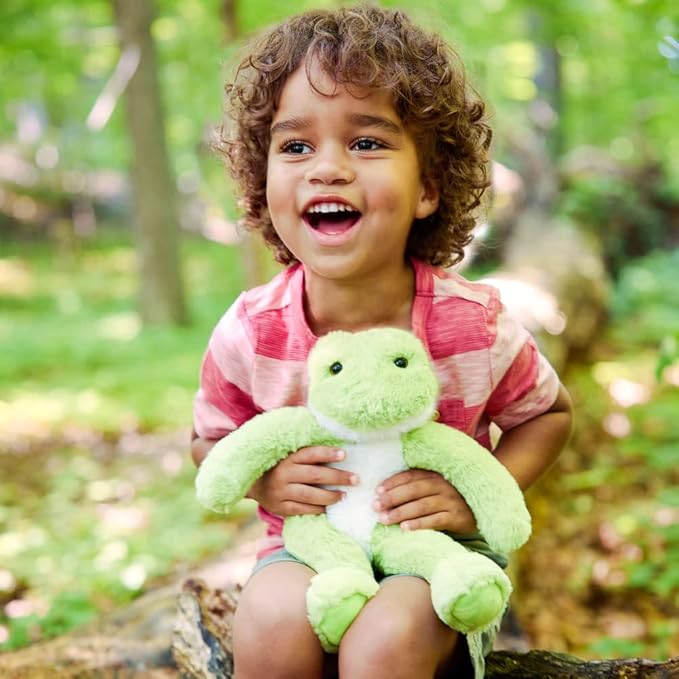 Vermont Teddy Bear Buddy Frog Plush - Frog Stuffed Animal, Green, 15 Inch