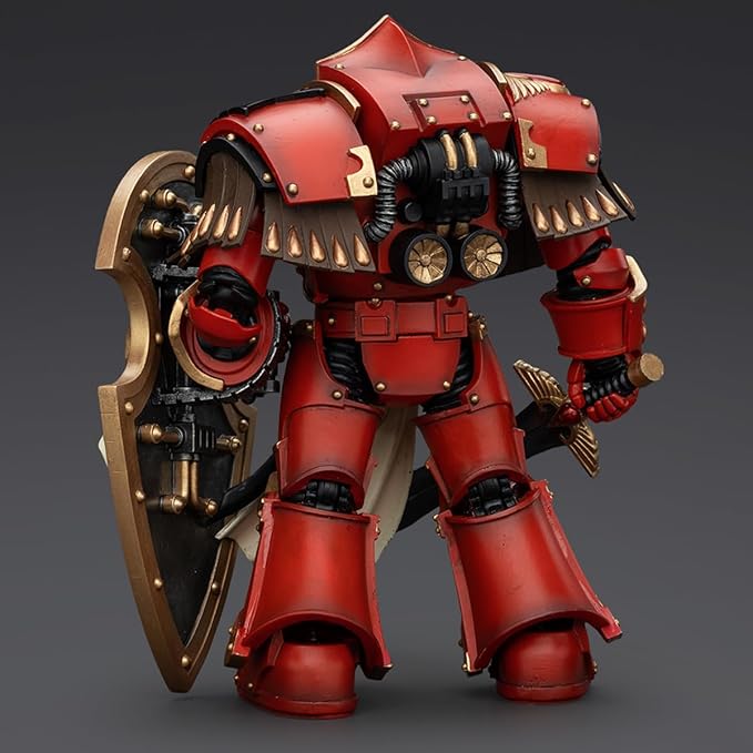 JOYTOY Warhammer The Horus Heresy 1/18 Action Figure Blood Angels Crimson Paladins Squad Crimson Paladin 2 Collection Model
