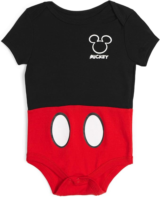 Disney Baby 5 Pack Bodysuits Newborn to Infant Sizes (Newborn - 24 Months)