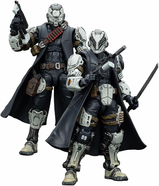 JOYTOY 1/18 Action Figure Battle for The Stars Sorrow Expeditionary Forces 09th Legion Assault Company-Stealth Master and Striker 2PCS Collection Model Birthday Gifts