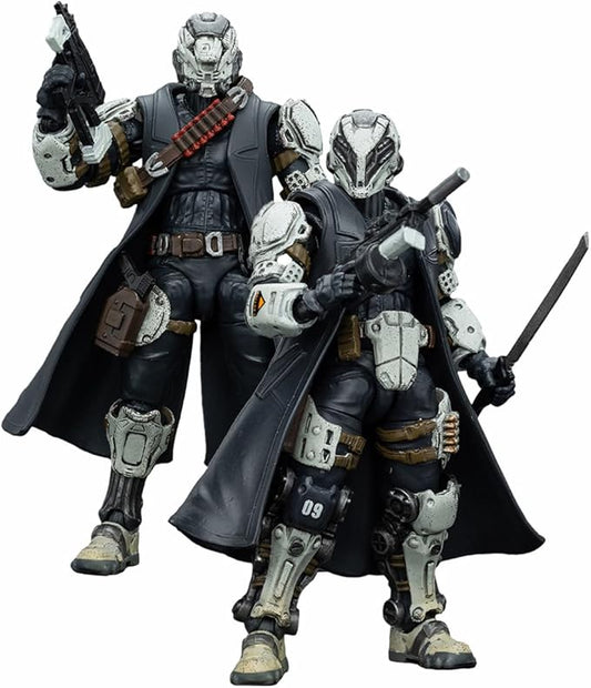 JOYTOY 1/18 Action Figure Battle for The Stars Sorrow Expeditionary Forces 09th Legion Assault Company-Stealth Master and Striker 2PCS Collection Model Birthday Gifts