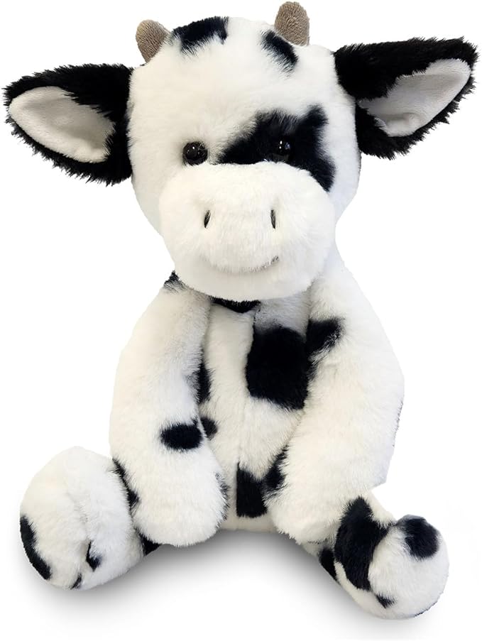 World's Softest Plush Cow, Lushee, Large, 16" Stuffed Animal for Baby, Toddler, Kids, Adults - Cow Plush Toy-Adorable Toy Made from Kid-Friendly, Quality Materials