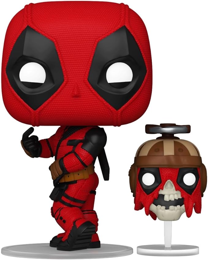 Funko Pop! & Buddy: Deadpool & Wolverine - Deadpool with Headpool - Collectable Vinyl Figure - Gift Idea - Official Merchandise - for Kids & Adults - Movies Fans - Model Figure for Collectors