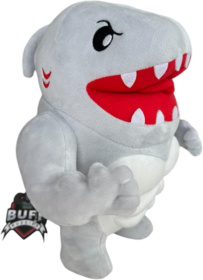 Sammy The Shark – 12" Deluxe Plush Stuffed Animal Toy for Kids - Soft & Cuddly Shark for Boys & Girls, Toddlers & Baby Nursery