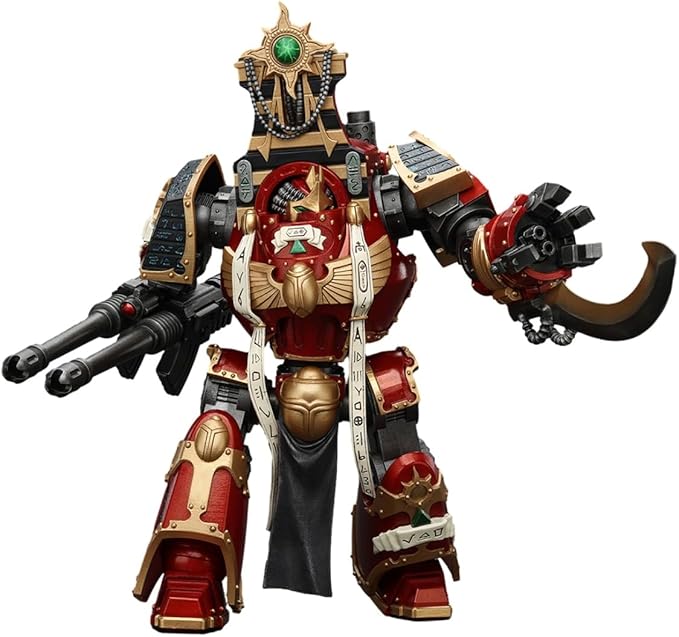 JOYTOY Warhammer 40K Thousand sons 11.9in Contemptor-Osiron Dreadnought with Gravis Force Blade and Gravis Autocannon 1:18 Scale Action Figure Mecha Joy Toy Collection Model