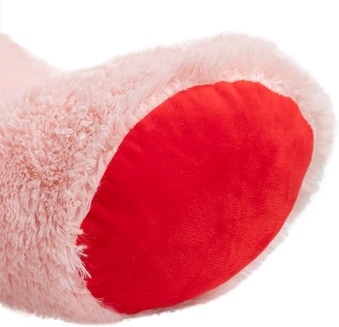BigTeddy Bear Stuffed Animal Giant Teddy Bear Plush with Red Ribbon Bow Plush Toy Gift for Girlfriend Bride 36 inch Pink
