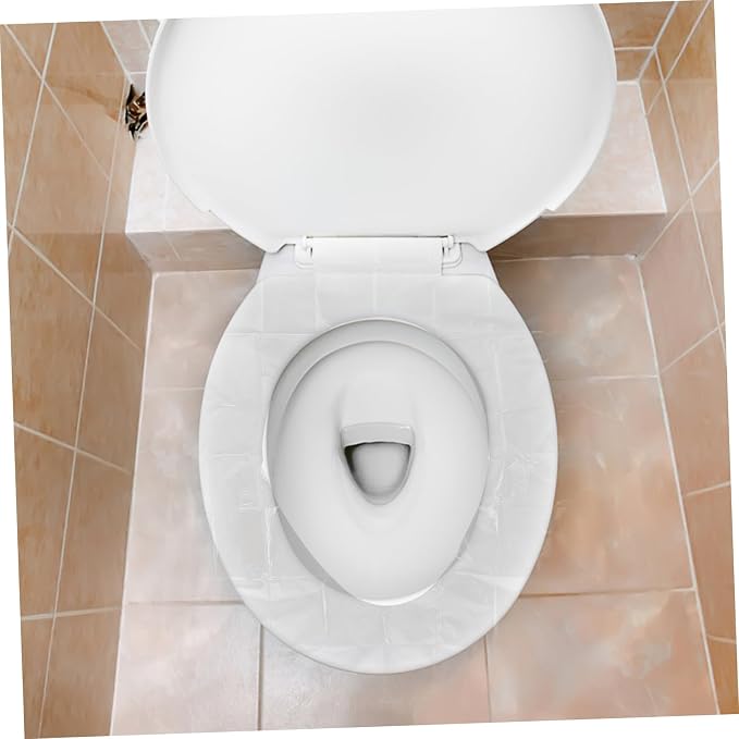 2bags Disposable Toilet Seat Covers Thickened Cushions for Travel Individually Wrapped Portable Toilet Pads for Cleanliness and
