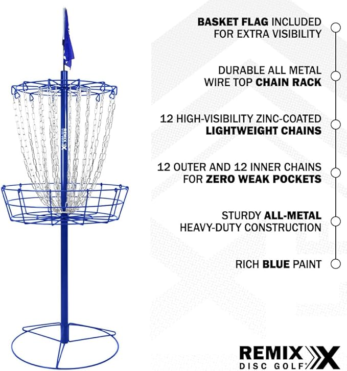 Remix Practice Basket for Disc Golf - Choose Your Color and Style