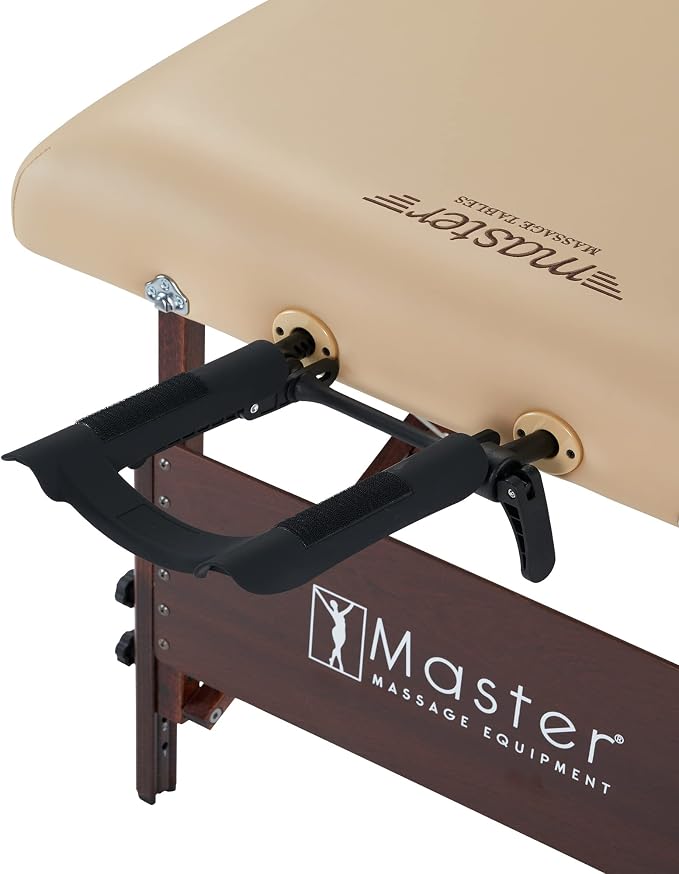 Master Massage 30" Del Ray Therma Top Portable Massage Table Package with Accessories- for Use as a Tattoo Bed, Lash Table