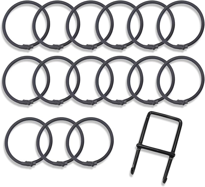 NEWAN 15Pcs Independent Bungee Cords,Replacement for Fitness Trampoline Bungee Cords + Mounting Tool - Max Limit 330 lbs