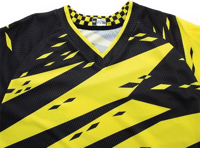 Youth Dirt Bike Jersey, Kids Mountain Bicycle Shirt Long Sleeve Powersports Children Downhill Jerseys for Big Kids