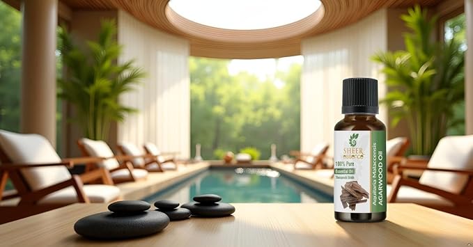 Agarwood (Oud) Oil (Aquilaria Malaccensis) 100% Natural Undiluted Frangrance Therapeutic Grade Essential Oil for Aromatherapy 0.16 fl. oz