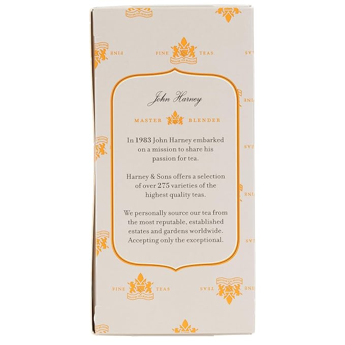 Harney & Sons Black Tea, Decaffeinated Ceylon, 20 Tea Bags, 1.26 oz./36 grams