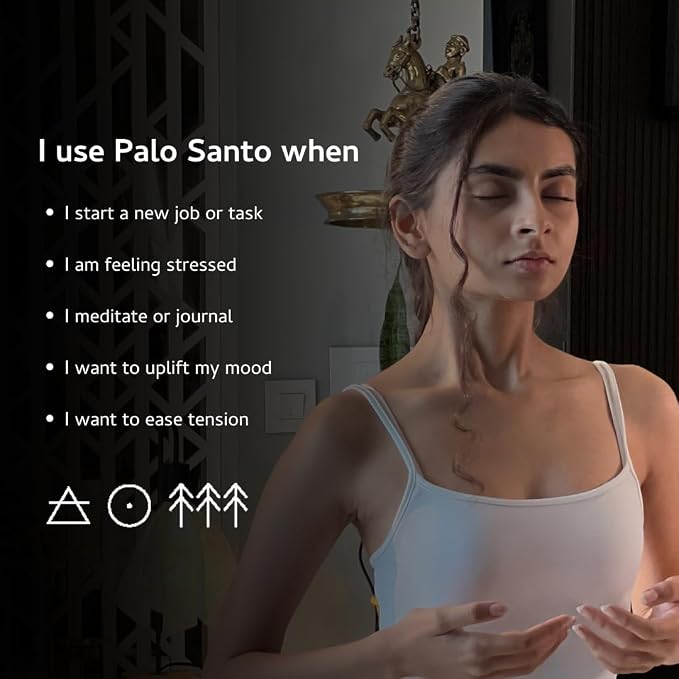 Palo Santo & White Sage Essential Oil Roll-On by Aromafume | 1 x 10ml / 0.33 fl oz | Aromatherapy Oils | Natural Roll On Perfume | Spiritual Meditation Accessories