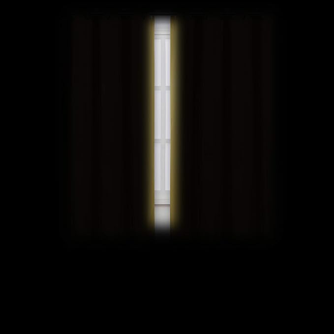 LEMOMO Yellow Thermal Blackout Curtains/52 x 72 Inch/Set of 2 Panels Room Darkening Curtains