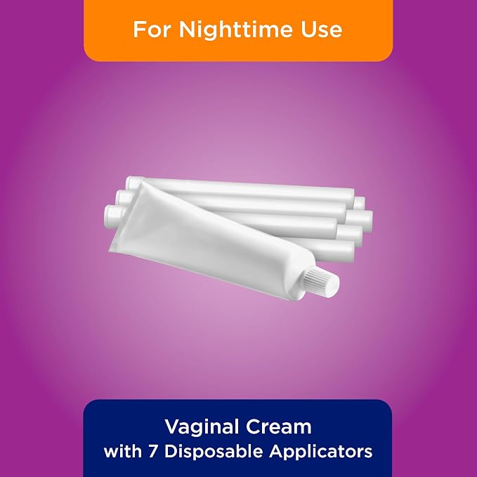 Amazon Basic Care Miconazole 7, Miconazole Nitrate Vaginal Antifungal Cream 2 Percent, 7-Day Yeast Infection Treatment for Women, Relieves Itching and Irritation, 1.59 ounce