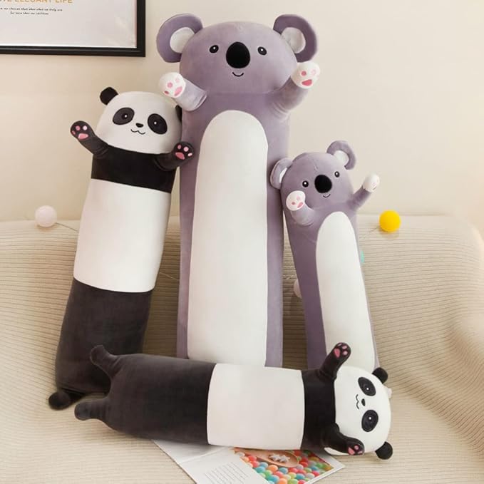 Long Kaola Plush Toy Cute Cartoon Kaola Stuffed Animal Plush, Soft Long Kaola Sleeping Hugging Plush Pillow, Kaola Plush Toy for Kids Girlfriend(130cm/51.1 inch)