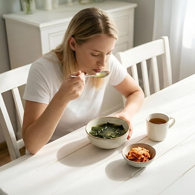 Benepisyo Freeze Dried Seaweed Soup, 5 Pack Instant Miyeokguk 미역국 5개입 | Authentic korean flavor, freeze dried miyeokguk, quick instant soup packets, warm umami broth, ready in minutes