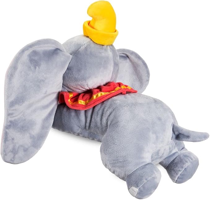 DISNEY STORE Official Dumbo Medium Soft Toy for Kids, Cuddly Character with Fuzzy Texture and Embroidered Details, Floppy Oversized Ears, Disney Plushy Suitable for All Ages.