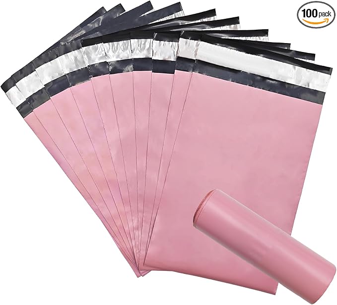 100Pcs Pink Sanitary Napkin Disposal Bags,Feminine Hygiene Disposal Bags for Tampons and Pads,Sealed Opaque for Privacy,Waterproof and Leak-Proof,Odor-Blocking,Self-Sealing Seals,5.9x9 Inch