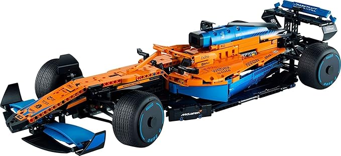 LEGO 42141 Technic McLaren Formula 1 2022 Replica Race Car Model Building Kit, F1 Motor Sport Set Birthday Gift Idea for Adults, Men, Women, Him, Her, Husband, Collectible Home Decor