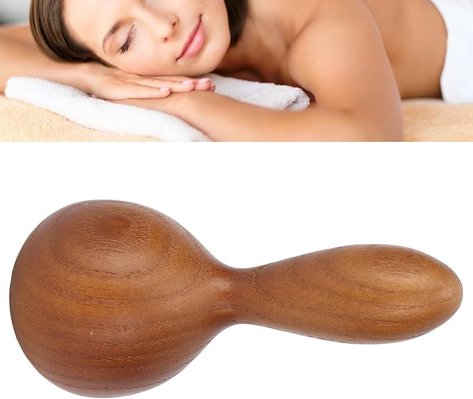 Wooden Handheld Massage, Portable Essential Oil Massage Hammer Teakwood Beauty Massage Hammer Wood Therapy Massage Tool Psoas Muscle Release Tool Wood Therapy Massage Tools Kit for Skin Care
