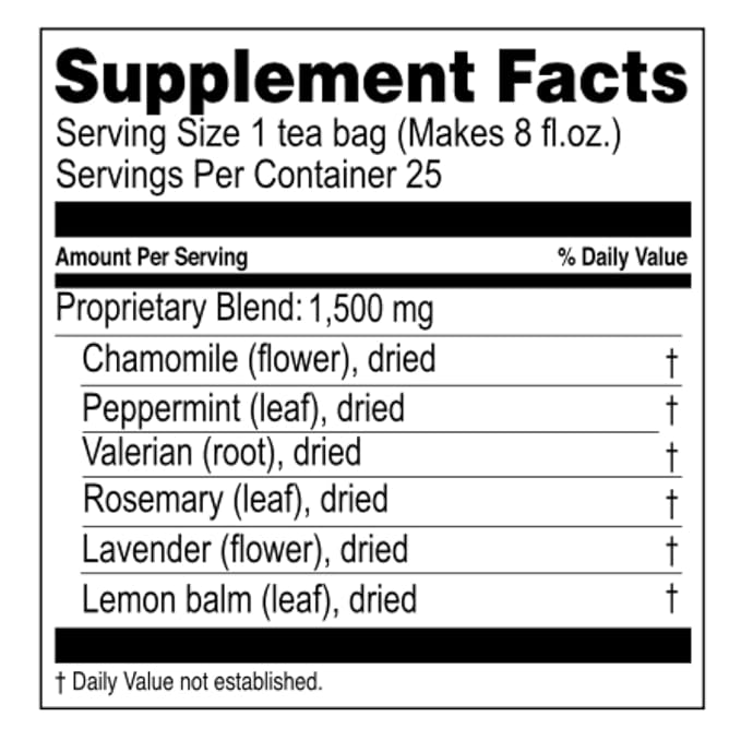 Hyleys Chamomile Tea - 25 Tea Bags (6 Pack - 150 Tea Bags Total) - Herbal, Caffeine-Free Sleepy Time Tea for Night and Bedtime Relaxation