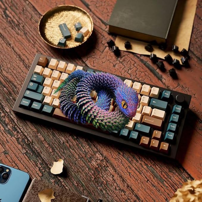 24in 3D Printed Snake Toys, Flexible 3D Printed Animal, Fidget ADHD Snake Toys, Perfect Desk Pet for Animal Collectors