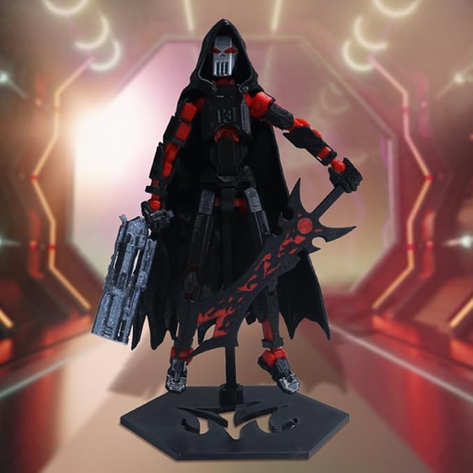 T13 Action Figure,3D Printed Titans Figure Multi-Jointed Movable Titan 13N OVA 13, Best Birthday Festival Gift (Death Red)