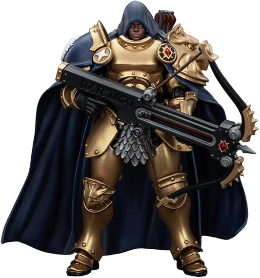 JOYTOY Warhammer 1/18 Action Figure Age of Sigmar Stormcast Eternals The Blacktalons Shakana Goldenblade 4.9in Mecha Joy Toy Collection Model