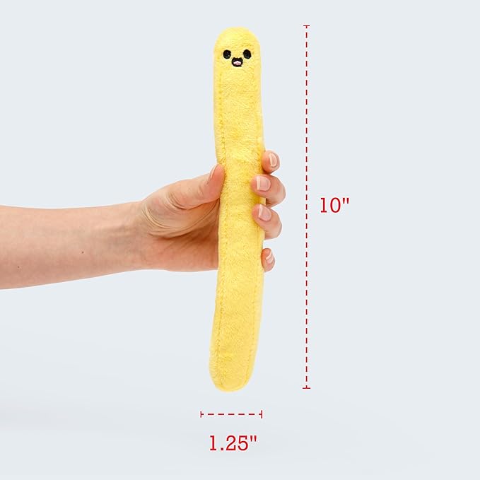 Emotional Support Fries by Relatable, Cuddly Stuffed Animals and Plush Squishy Toys, Cozy Fall Gifts and Trick or Treat Toys for Loved Ones of All Ages, Includes 5 Plushies with Carrying Basket