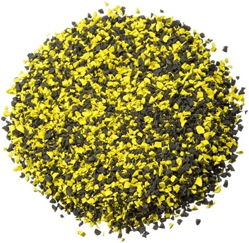 Poured-in-Place Surfacing Repair Kit Fix Rubber Playground (Yellow/Black, Standard)