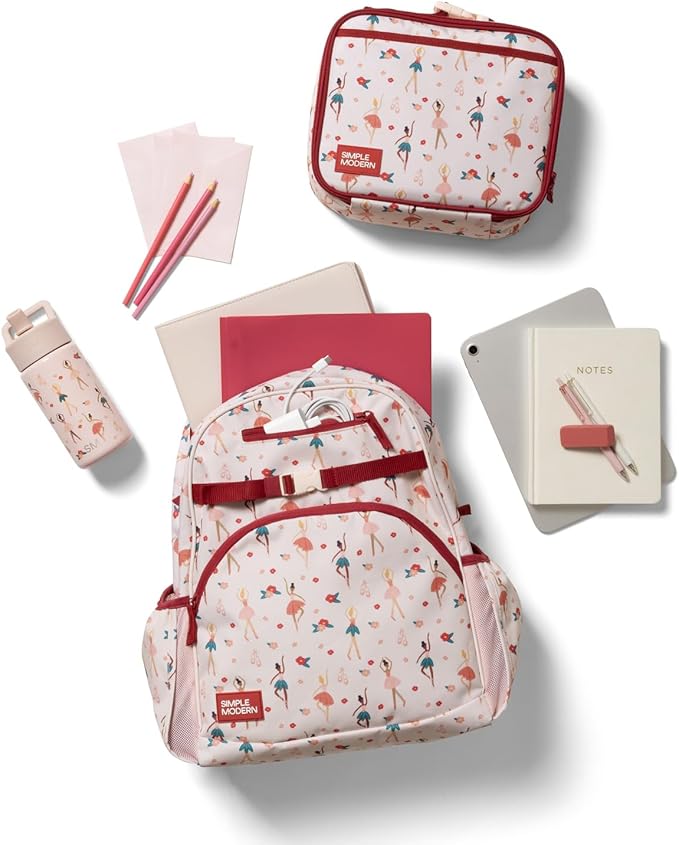 Simple Modern Large Minecraft Kids Backpack for School Girls and Boys | Elementary Backpack for Teen | Fletcher Collection | Kids - 16" tall | Minecraft Mashup