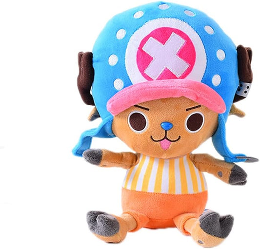 ALORVE Plush Figure Toys Plush Toy Tony Tony Chopper Anime Stuffed Plush Doll 11.7 Inches(Blue)