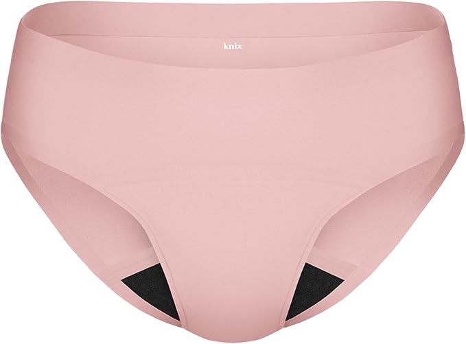 KNIX Super Leakproof No-Show Bikini Period Underwear – Heavy Flow, Reusable Absorbent Menstrual & Incontinence Panties