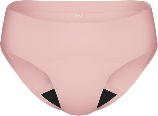 KNIX Super Leakproof No-Show Bikini Period Underwear – Heavy Flow, Reusable Absorbent Menstrual & Incontinence Panties