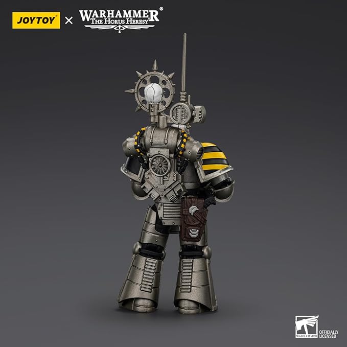 JOYTOY 1/18 Action Figures - Warhammer The Horus Heresy Iron Warriors MKlIl Tactical Legionary with Nuncio-vox - 5‘’,Highly Posable Collectible Model Ages 15+