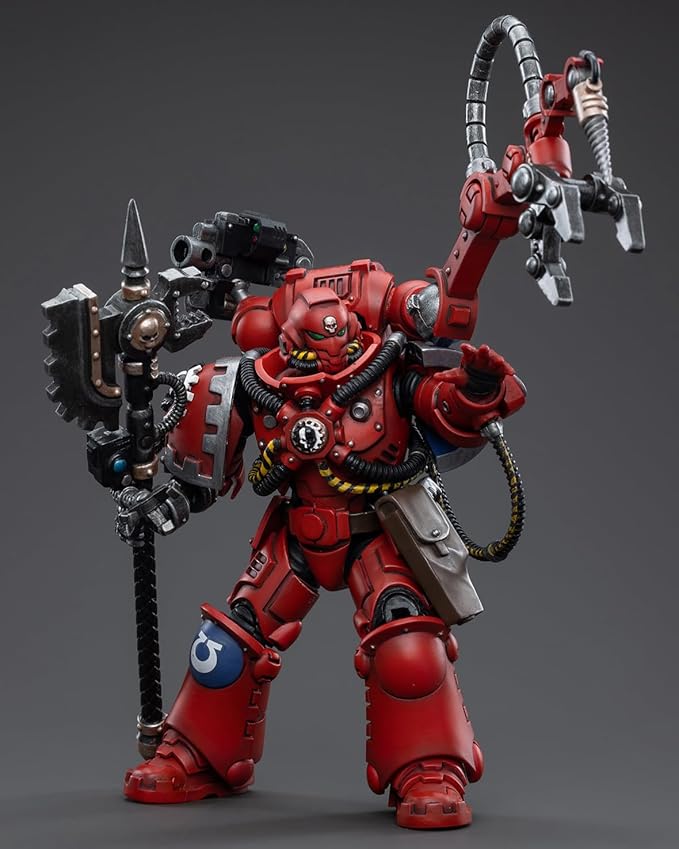 JOYTOY Warhammer 40K 1/18 Action Figures, Ultramarines Primaris Techmarine Perfect for Collectors & Decor, Ideal Gift for Birthdays, Christmas, Character Figure - JT3761