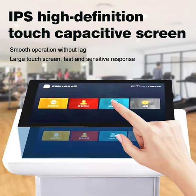Body Composition Analysis Machine with Printer - 10.1" HD Touch Screen with BIA Technology, Measures Weight,Height,Body Fat Percentage and Muscle Mass