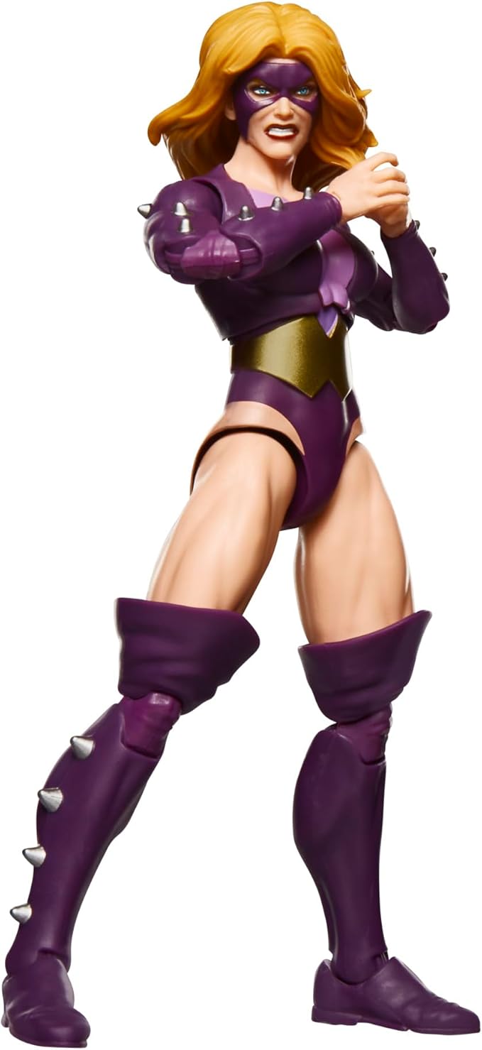Marvel Legends Series Titania, Retro Marvel Super Heroes Secret Wars Comics Collectible 6 Inch Action Figure with Shield