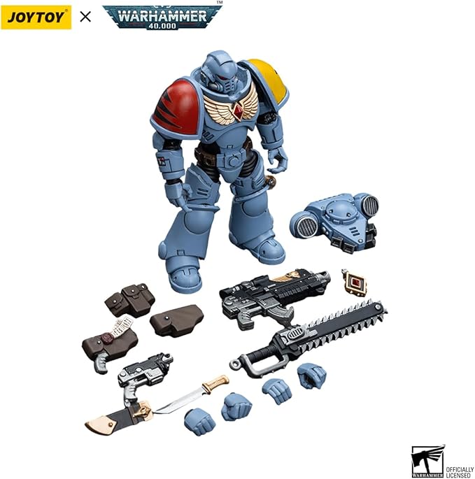 Joytoy Warhammer 40K 1/18 Action Figures Joy Toy Mecha Figure Model Space Wolves Space Wolves Intercessors