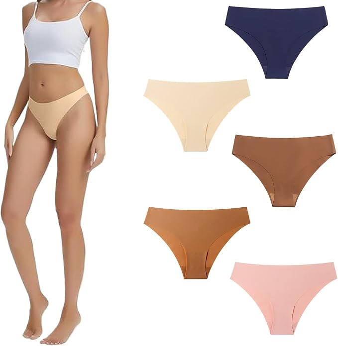 Invisible Camel Toe Thong for Women No Show Panties Panty Liners Seamless Workout Concealer Underwear
